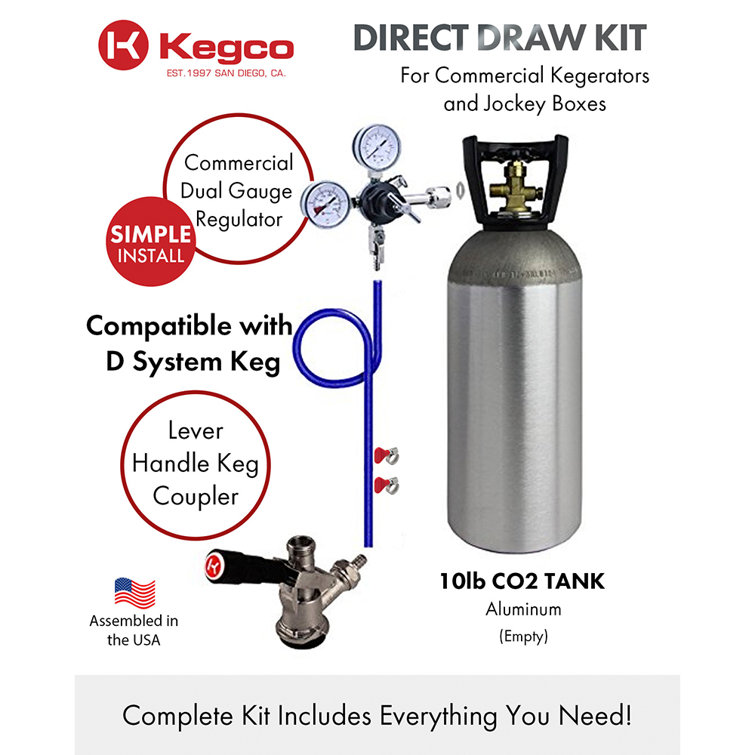 Kegco Stainless Steel Single Tap Conversion Kit Wayfair